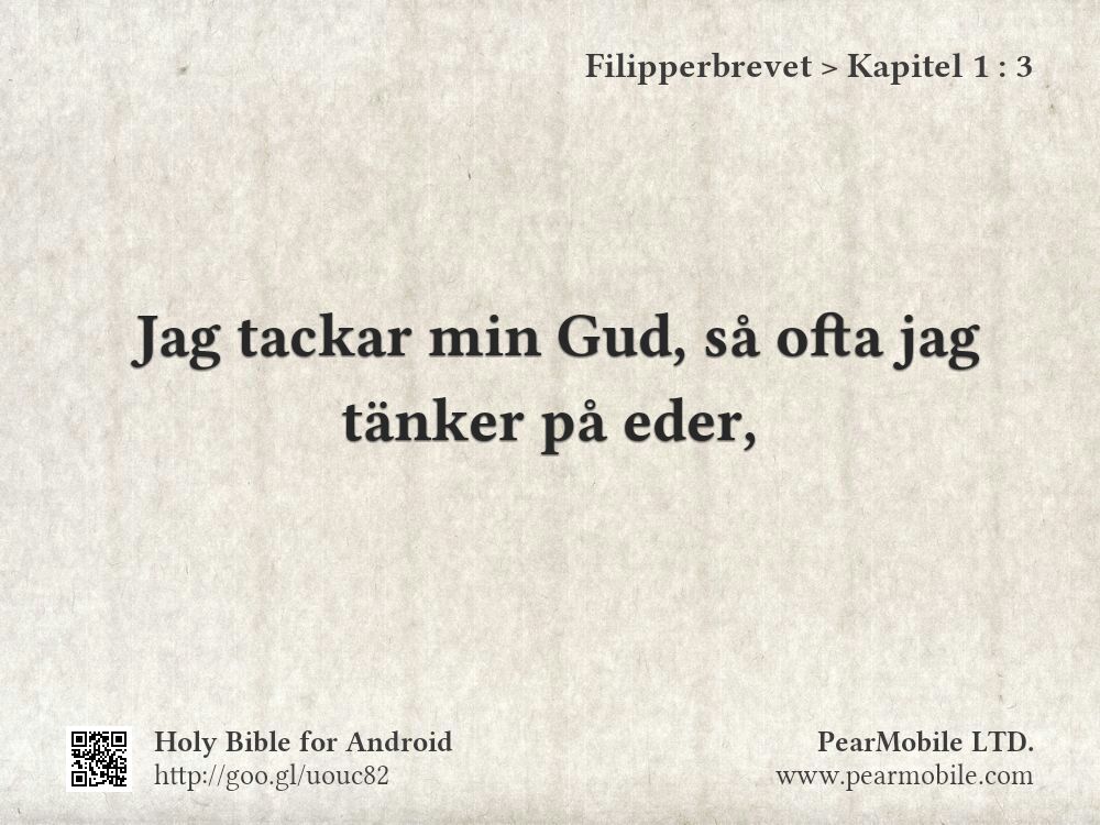 Filipperbrevet, Kapitel 1:3
